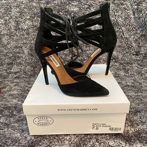 Steve Madden Kaitlynn suede stiletto pointy heels